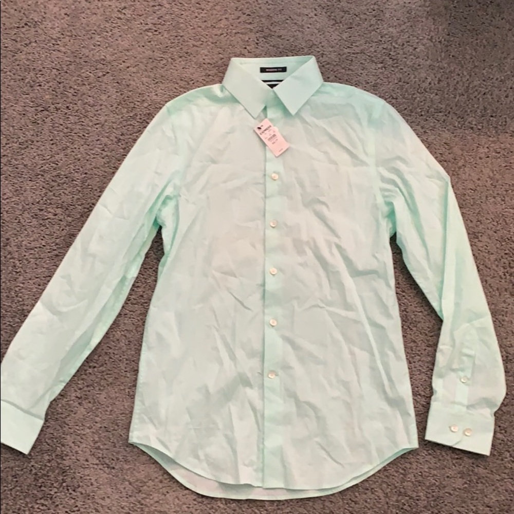 Men’s XS teal dress shirt from Express.